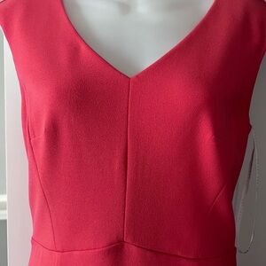 Elegant Pink Sleeveless Dress